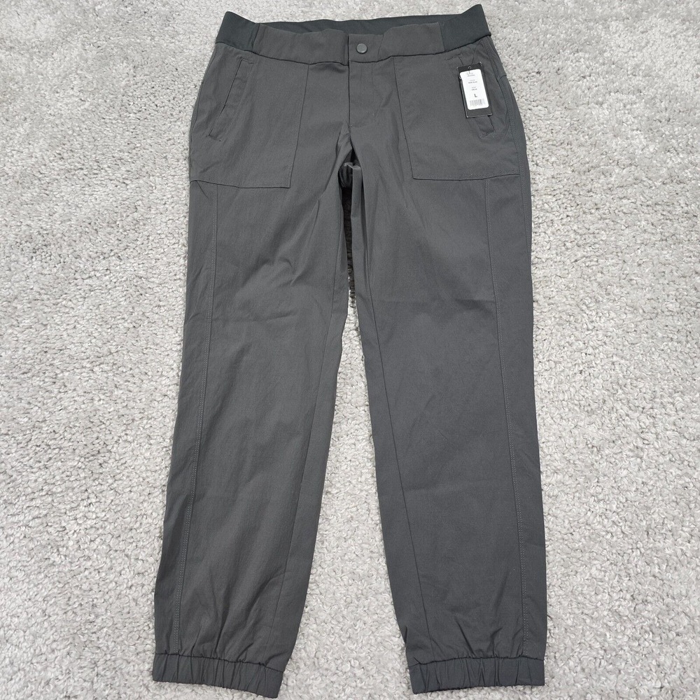 Vina Womens Lightweight Tapered Jogger Pants Size Large Olive Outdoor Hiking